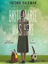 Cover image for Britt-Marie Was Here
